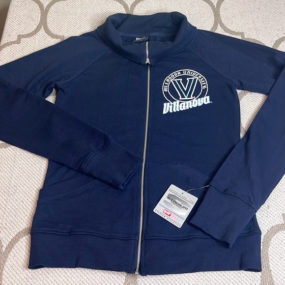 Women’s Stadium Athletics ‘Villanova University’ mock neck  zip up fitted jacket - Picture 1 of 16